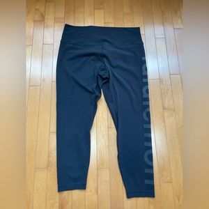Lululemon Align Graphic Black Tight - Size 16 - 25” inseam